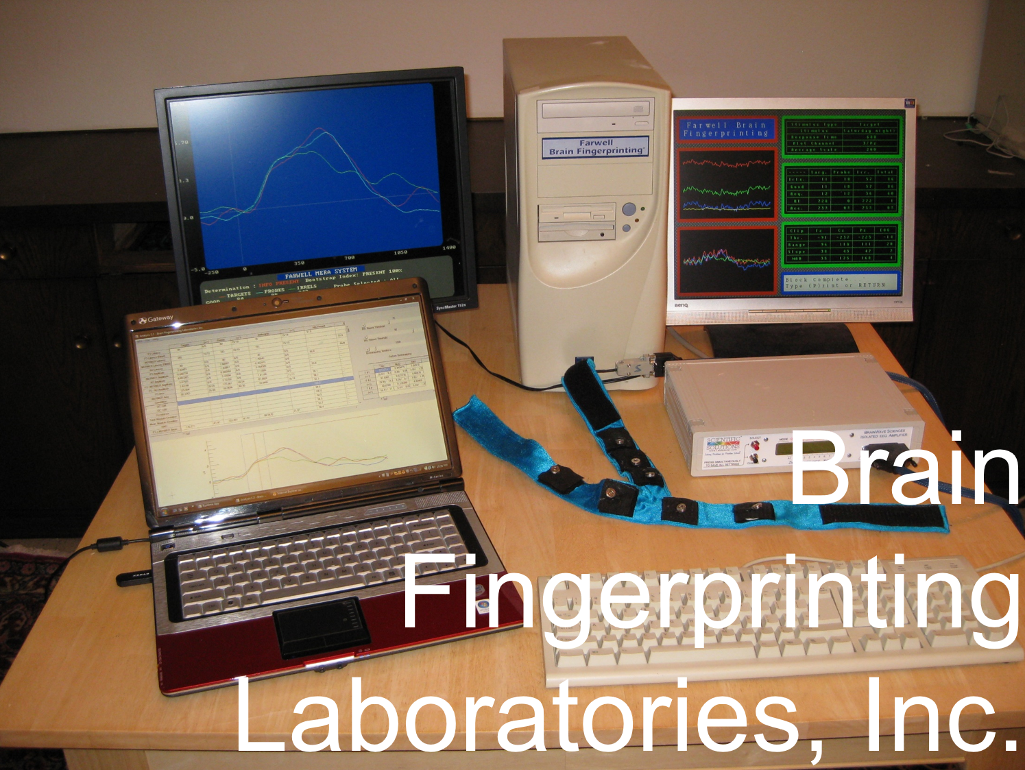 Brain Fingerprinting Laboratories Equipment